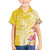 Aloha Oahu Island Personalized Family Matching Long Sleeve Bodycon Dress and Hawaiian Shirt Yellow Dreamy Turtle