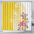 Aloha Oahu Island Personalized Shower Curtain Yellow Dreamy Turtle