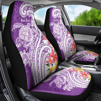Aloha Kauai Island Personalized Car Seat Cover Lilac Dreamy Turtle