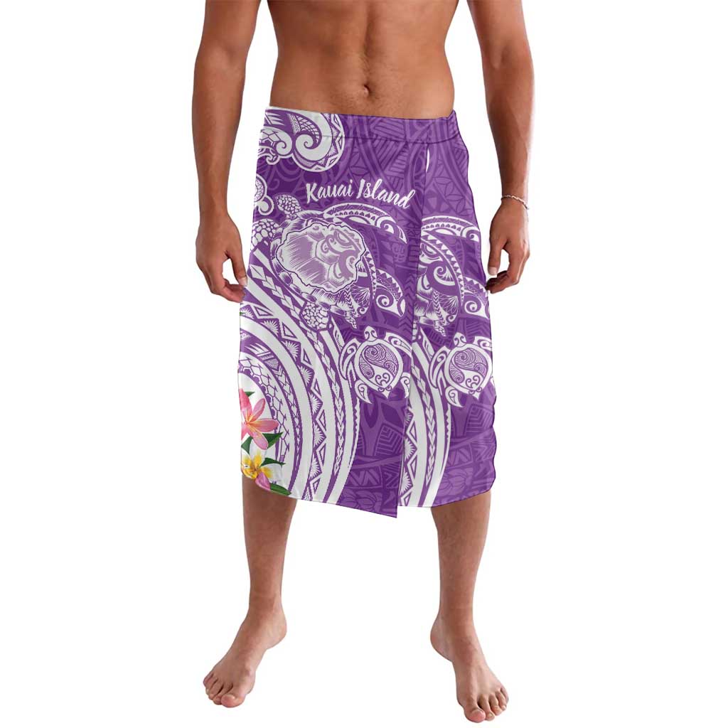 Aloha Kauai Island Personalized Lavalava Lilac Dreamy Turtle