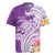 Aloha Kauai Island Personalized Rugby Jersey Lilac Dreamy Turtle