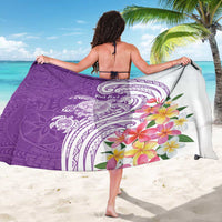Aloha Kauai Island Personalized Sarong Lilac Dreamy Turtle