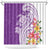 Aloha Kauai Island Personalized Shower Curtain Lilac Dreamy Turtle