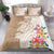 Aloha Ni’ihau Island Personalized Bedding Set Beige Dreamy Turtle