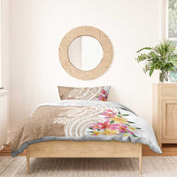 Aloha Ni’ihau Island Personalized Bedding Set Beige Dreamy Turtle