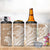 Aloha Ni’ihau Island Personalized 4 in 1 Can Cooler Tumbler Beige Dreamy Turtle