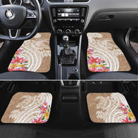 Aloha Ni’ihau Island Personalized Car Mats Beige Dreamy Turtle