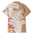 Aloha Ni’ihau Island Personalized Family Matching Long Sleeve Bodycon Dress and Hawaiian Shirt Beige Dreamy Turtle