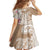 Aloha Ni’ihau Island Personalized Family Matching Mermaid Dress and Hawaiian Shirt Beige Dreamy Turtle