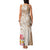 Aloha Ni’ihau Island Personalized Family Matching Tank Maxi Dress and Hawaiian Shirt Beige Dreamy Turtle