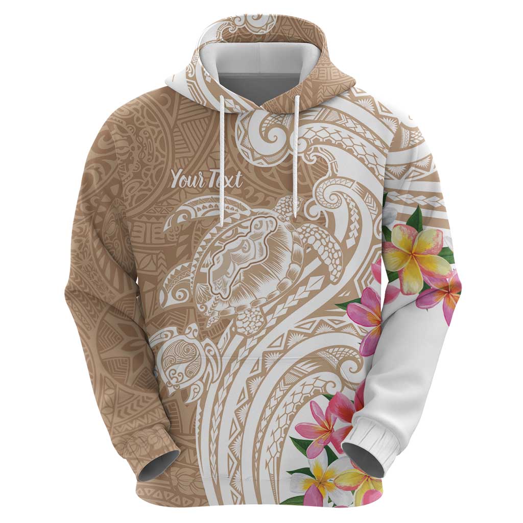 Aloha Ni’ihau Island Personalized Hoodie Beige Dreamy Turtle
