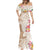 Aloha Ni’ihau Island Personalized Mermaid Dress Beige Dreamy Turtle