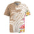Aloha Ni’ihau Island Personalized Rugby Jersey Beige Dreamy Turtle