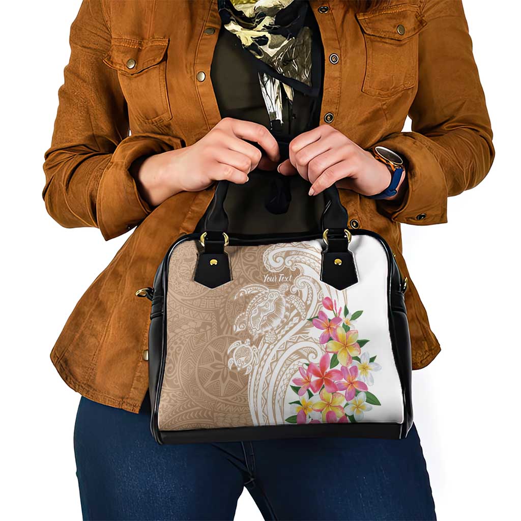 Aloha Ni’ihau Island Personalized Shoulder Handbag Beige Dreamy Turtle