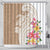 Aloha Ni’ihau Island Personalized Shower Curtain Beige Dreamy Turtle