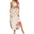 Aloha Ni’ihau Island Personalized Summer Maxi Dress Beige Dreamy Turtle
