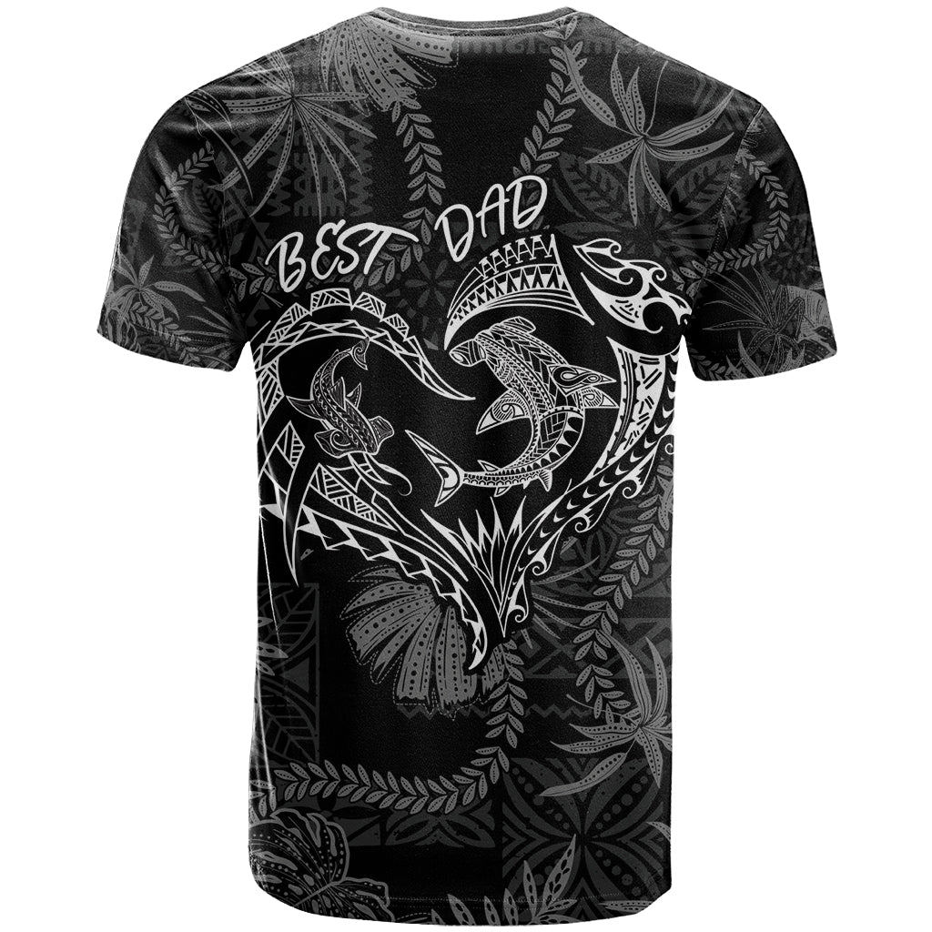 Hawaii Father's Day Vintage Lei T Shirt Hauoli la Makuakane - Black