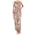 Hawaii Father's Day Vintage Lei Family Matching Tank Maxi Dress and Hawaiian Shirt Hauoli la Makuakane - Beige
