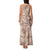 Hawaii Father's Day Vintage Lei Family Matching Tank Maxi Dress and Hawaiian Shirt Hauoli la Makuakane - Beige