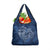 Hawaii Father's Day Vintage Lei Grocery Bag Hauoli la Makuakane - Blue