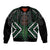 Maori Taiaha Pounamu Whakairo Personalized Bomber Jacket Jade Poutama Motifs