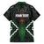 Maori Taiaha Pounamu Whakairo Personalized Family Matching Tank Maxi Dress and Hawaiian Shirt Jade Poutama Motifs
