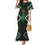 Maori Taiaha Pounamu Whakairo Personalized Mermaid Dress Jade Poutama Motifs