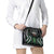 Maori Taiaha Pounamu Whakairo Personalized Shoulder Handbag Jade Poutama Motifs