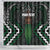 Maori Taiaha Pounamu Whakairo Personalized Shower Curtain Jade Poutama Motifs