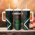 Maori Taiaha Pounamu Whakairo Personalized Tumbler With Handle Jade Poutama Motifs