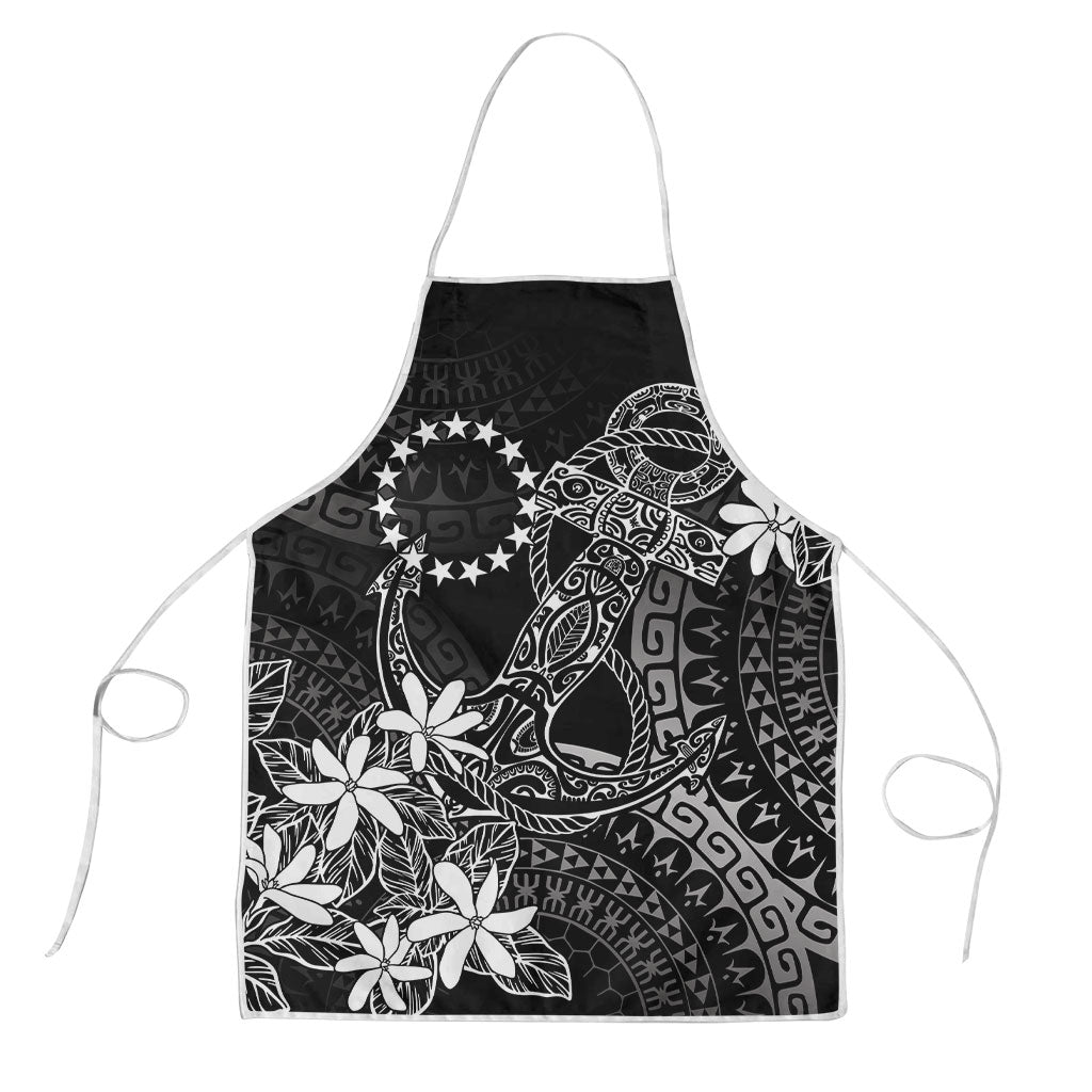 Black Kuki Airani Tapakau Apron Tribal Anchor Mix Tiare