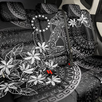 Black Kuki Airani Tapakau Back Car Seat Cover Tribal Anchor Mix Tiare
