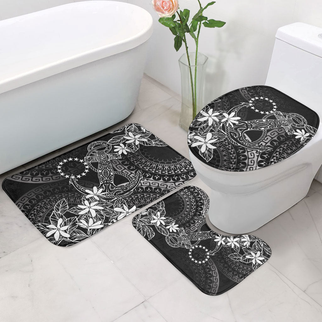 Black Kuki Airani Tapakau Bathroom Set Tribal Anchor Mix Tiare