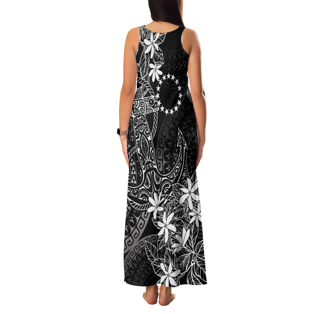 Black Kuki Airani Tapakau Family Matching Tank Maxi Dress and Hawaiian Shirt Tribal Anchor Mix Tiare LT7 - Polynesian Pride