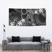 Black Kuki Airani Tapakau Tapestry Tribal Anchor Mix Tiare