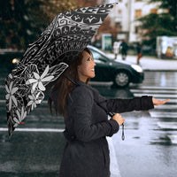 Black Kuki Airani Tapakau Umbrella Tribal Anchor Mix Tiare