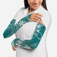 Teal Kuki Airani Tapakau Arm Sleeves Tribal Anchor Mix Tiare