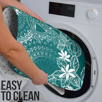 Teal Kuki Airani Tapakau Bathroom Set Tribal Anchor Mix Tiare