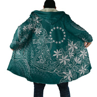 Teal Kuki Airani Tapakau Cloak Tribal Anchor Mix Tiare