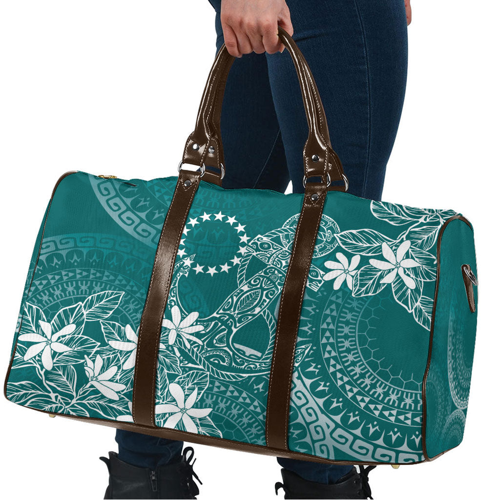 Teal Kuki Airani Tapakau Travel Bag Tribal Anchor Mix Tiare