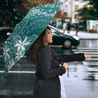 Teal Kuki Airani Tapakau Umbrella Tribal Anchor Mix Tiare