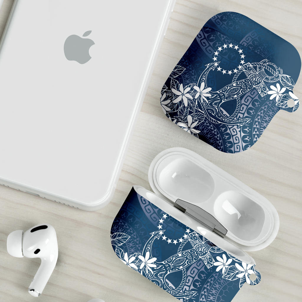 Navy Kuki Airani Tapakau AirPods Case Tribal Anchor Mix Tiare
