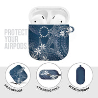 Navy Kuki Airani Tapakau AirPods Case Tribal Anchor Mix Tiare