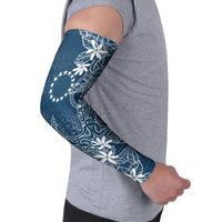 Navy Kuki Airani Tapakau Arm Sleeves Tribal Anchor Mix Tiare
