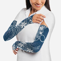 Navy Kuki Airani Tapakau Arm Sleeves Tribal Anchor Mix Tiare