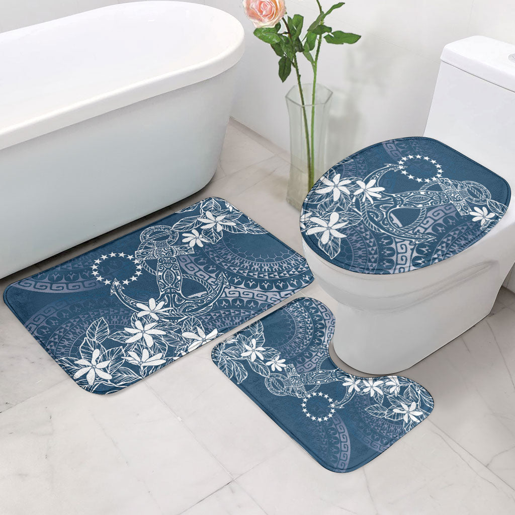 Navy Kuki Airani Tapakau Bathroom Set Tribal Anchor Mix Tiare