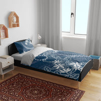Navy Kuki Airani Tapakau Bedding Set Tribal Anchor Mix Tiare