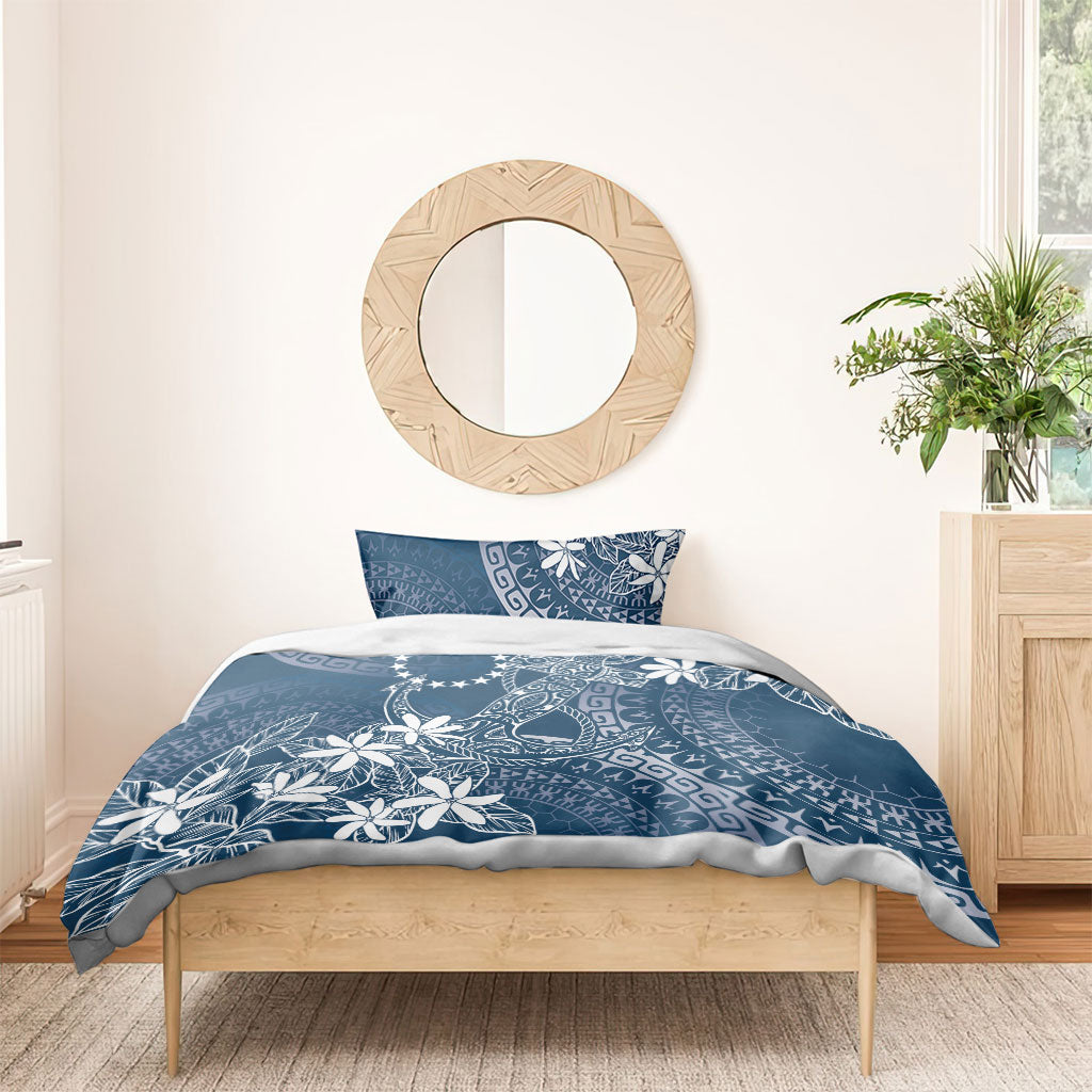 Navy Kuki Airani Tapakau Bedding Set Tribal Anchor Mix Tiare