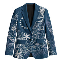 Navy Kuki Airani Tapakau Blazer Tribal Anchor Mix Tiare