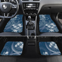Navy Kuki Airani Tapakau Car Mats Tribal Anchor Mix Tiare